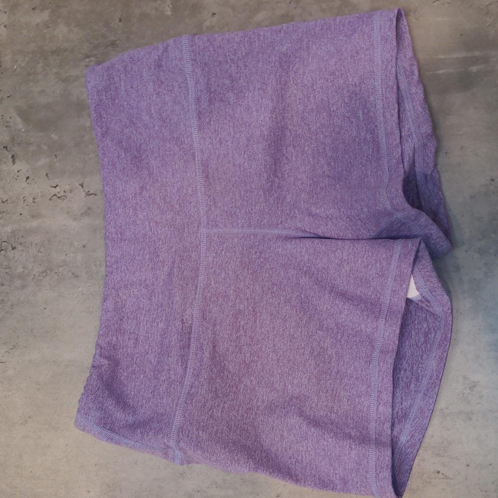FLEO Power High Rise Shorts Size Large Purple